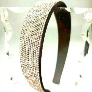 Rhinestone Headband Wide Band Crystal Headband Glitter Diamond Jeweled Headband